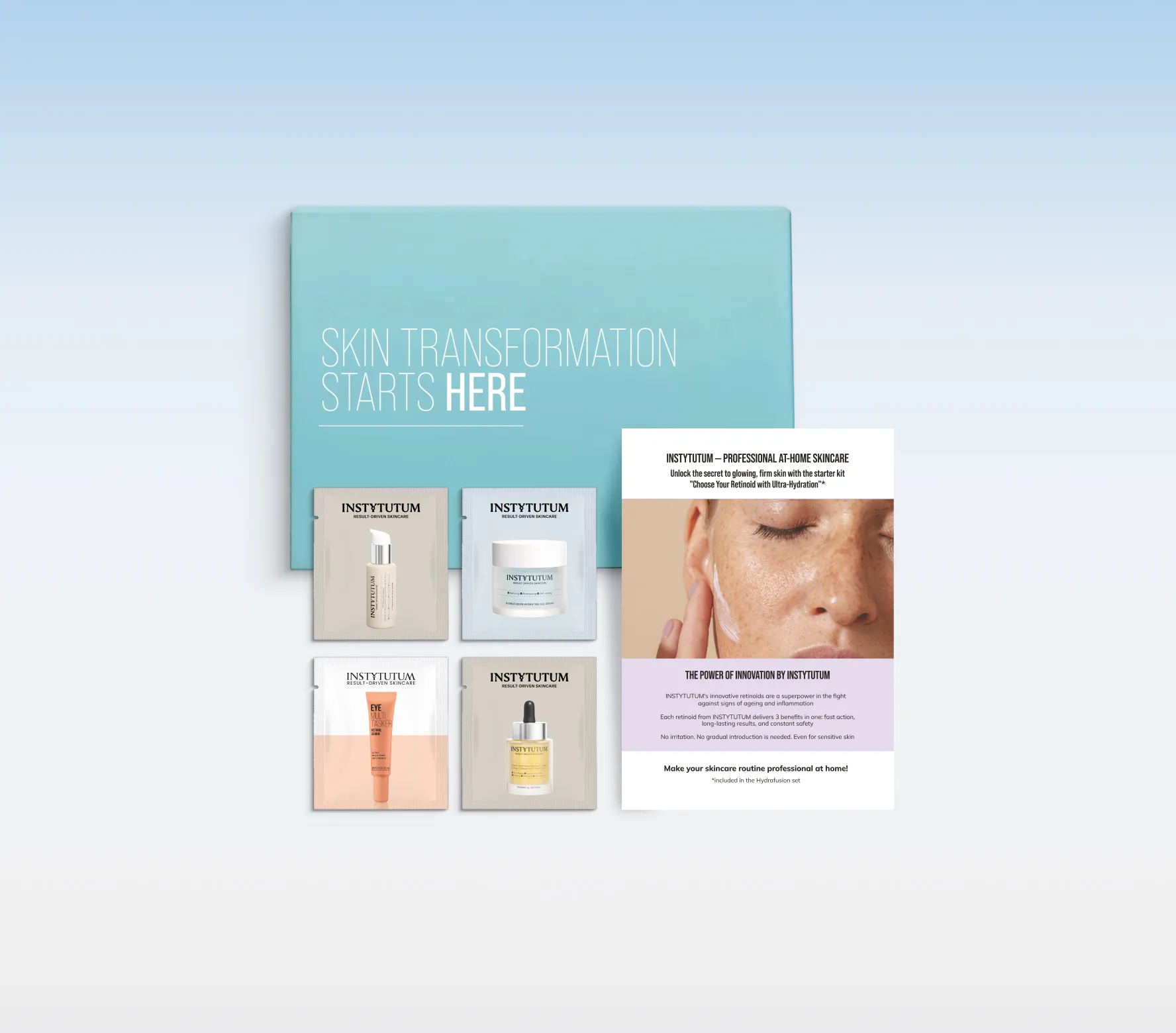 Choose your retinoid with ultra-hydration Starter Set